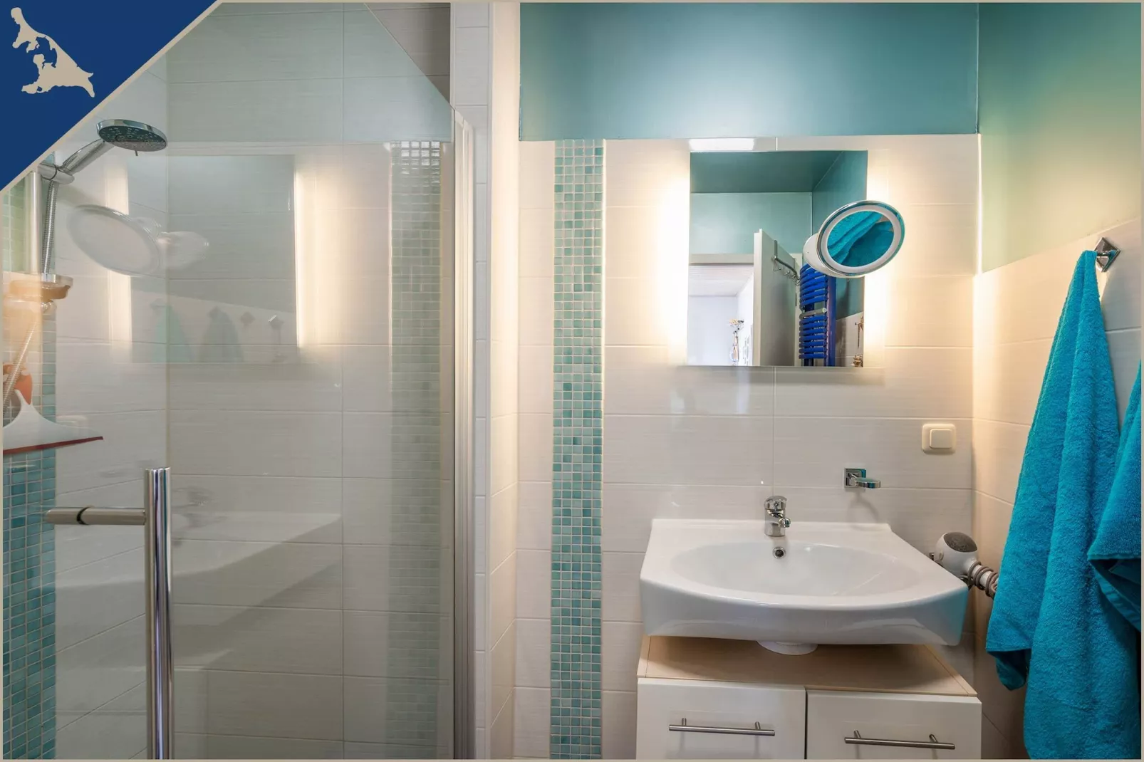 Ferienwohnung am Achterwasser Lütow 4 P - Badezimmer