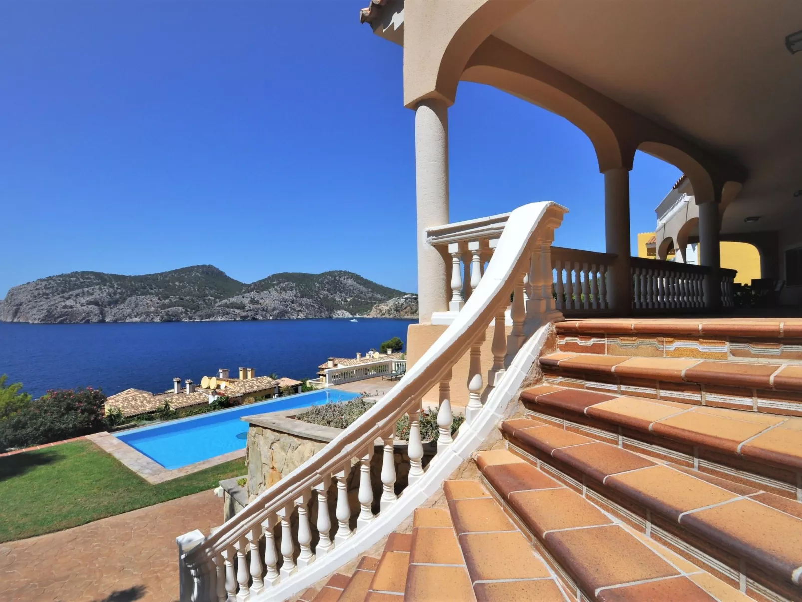 Villa CA TOTHOM con vistas al mar Camp de Mar para 8 personas (4 habitaciones) - Draußen