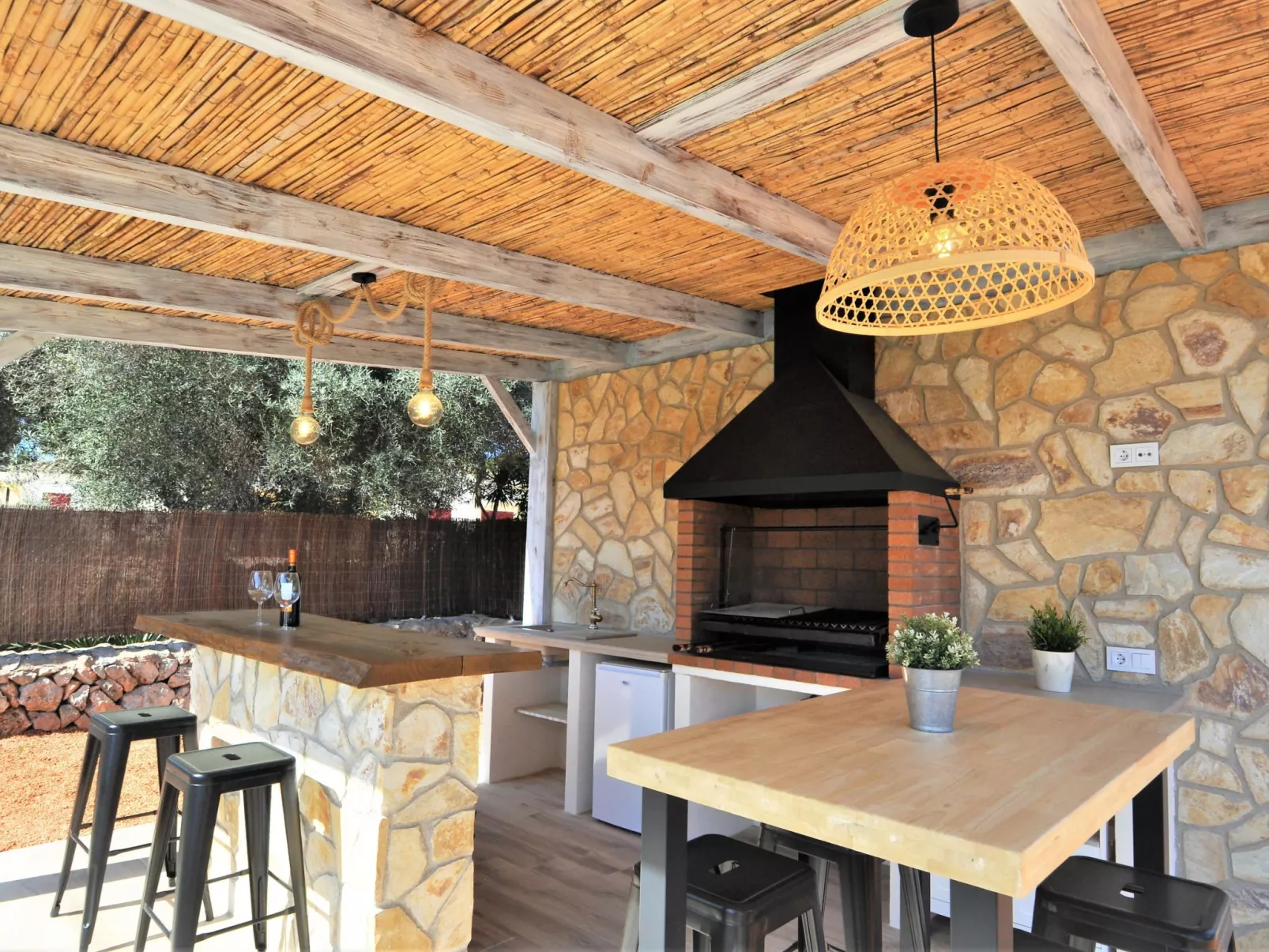 VILLA MONICA en barrio residencial de Cala Pi para 6 personas con piscina priva - Draußen