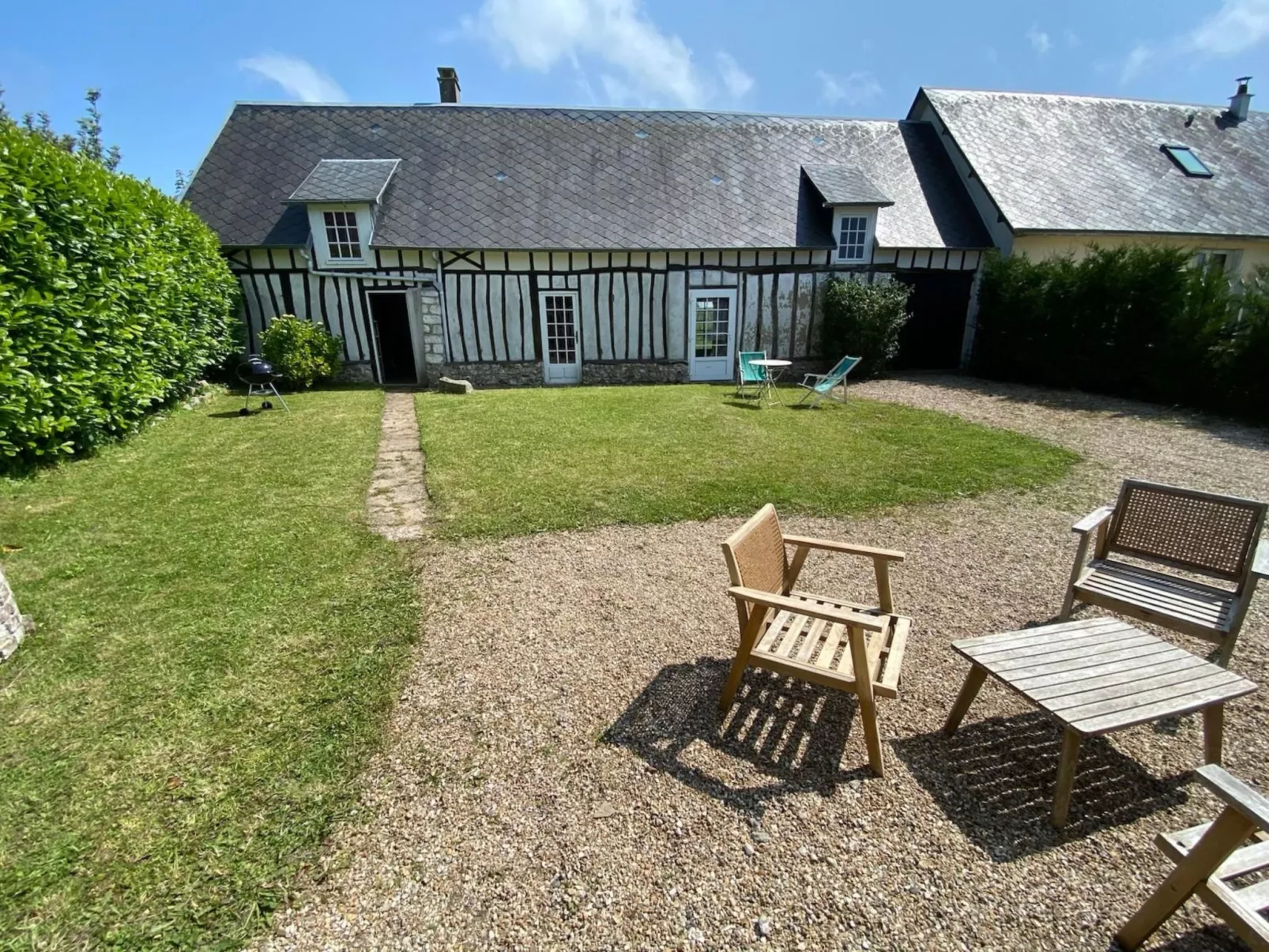 L'épic'cri, normannisches Haus an der Küste - Dehors