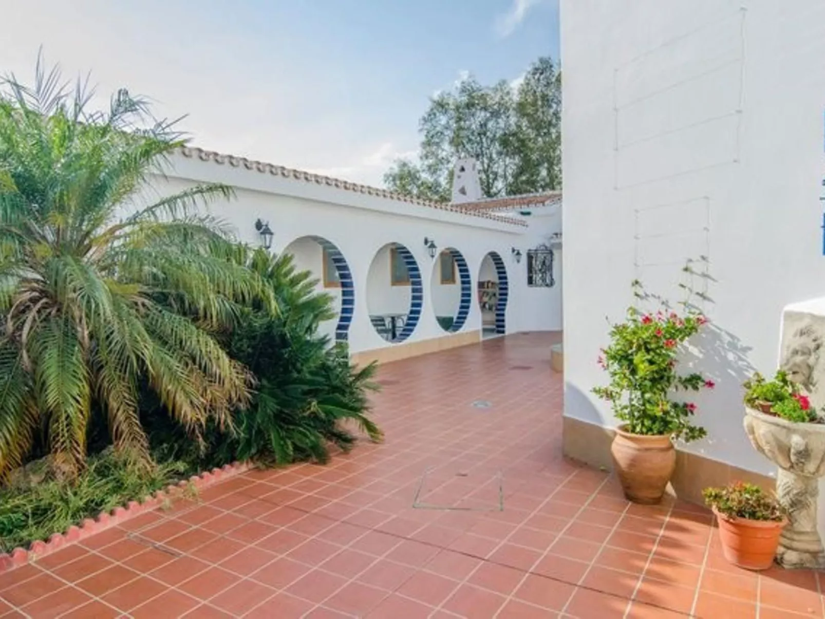 "Huelva" mit Gemeinschaftspool in einem andalusischen "Cortijo" in Chilches - Draußen