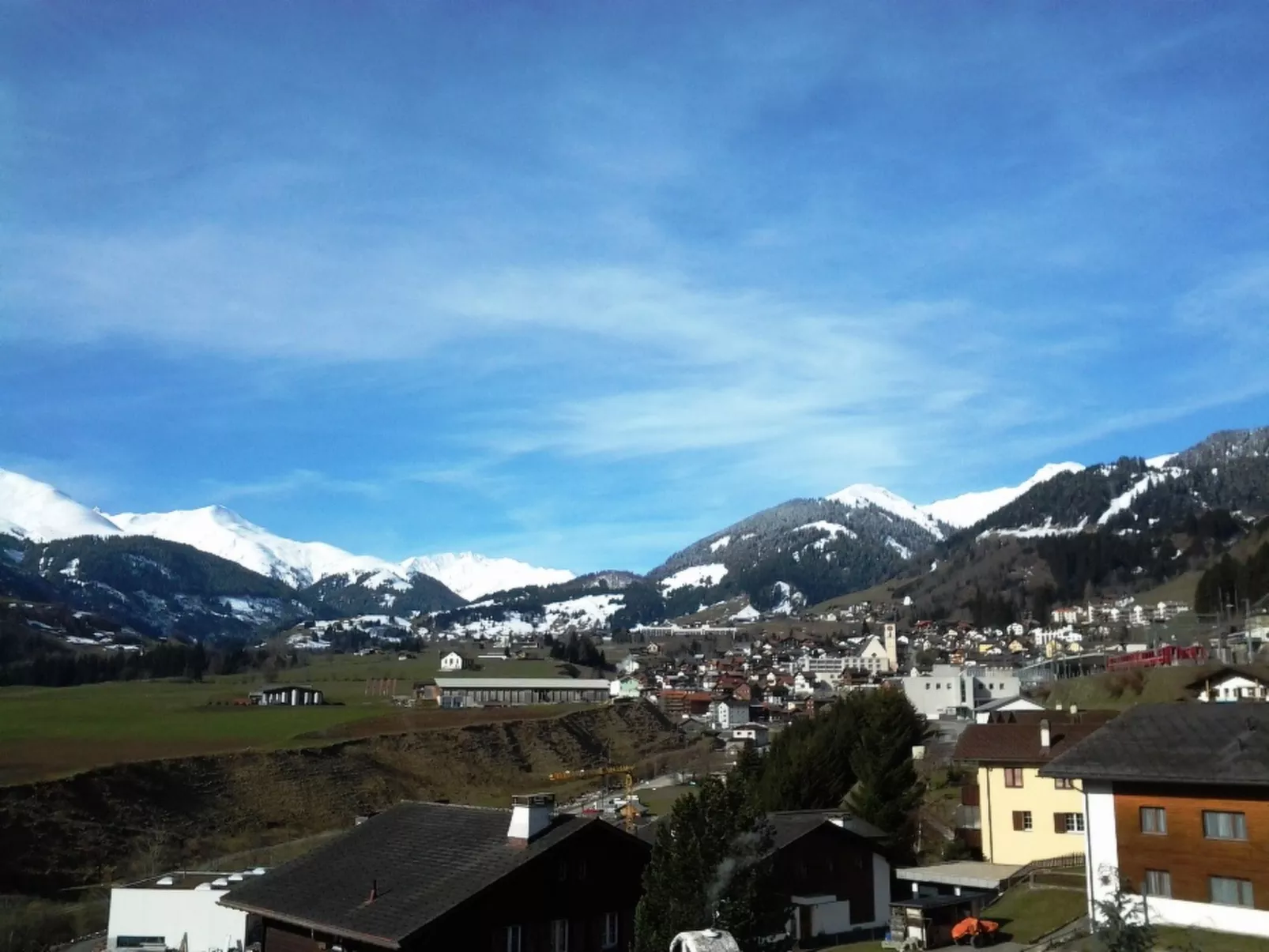 Chalet Scaletta de Castelberg, (Disentis/Mustér). - Draußen