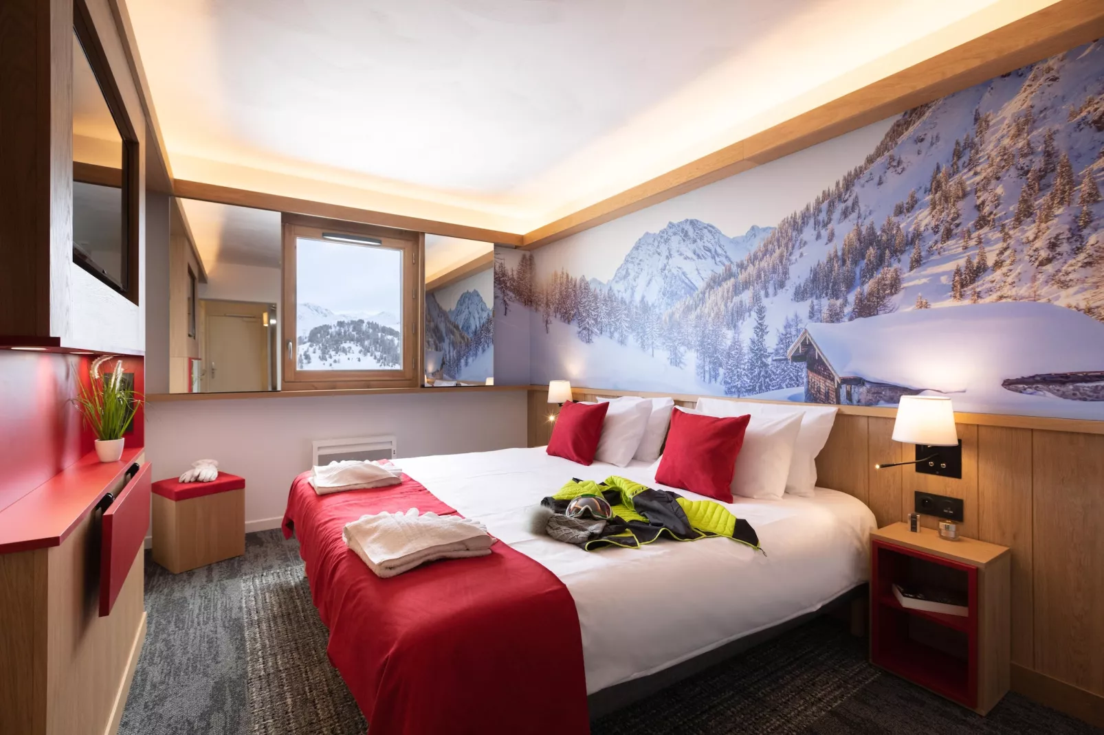Village Club MMV Plagne 2000  Room for 3 people - Bedroom