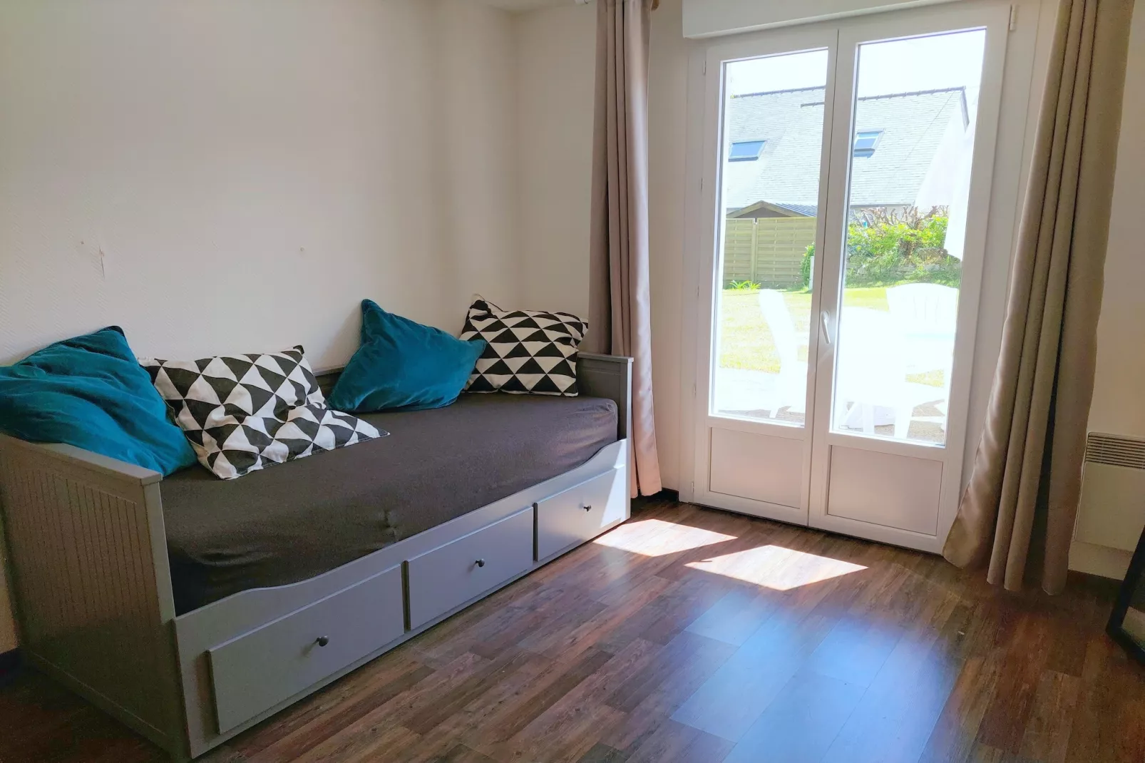 Ebenerdiges Ferienhaus in Strandnähe Santec - Schlafzimmer