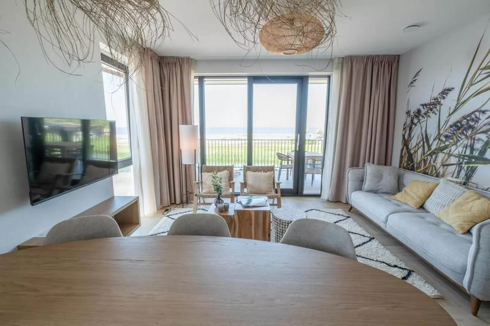 Luxury Beach Apartment | 4 Pers. - Wohnzimmer