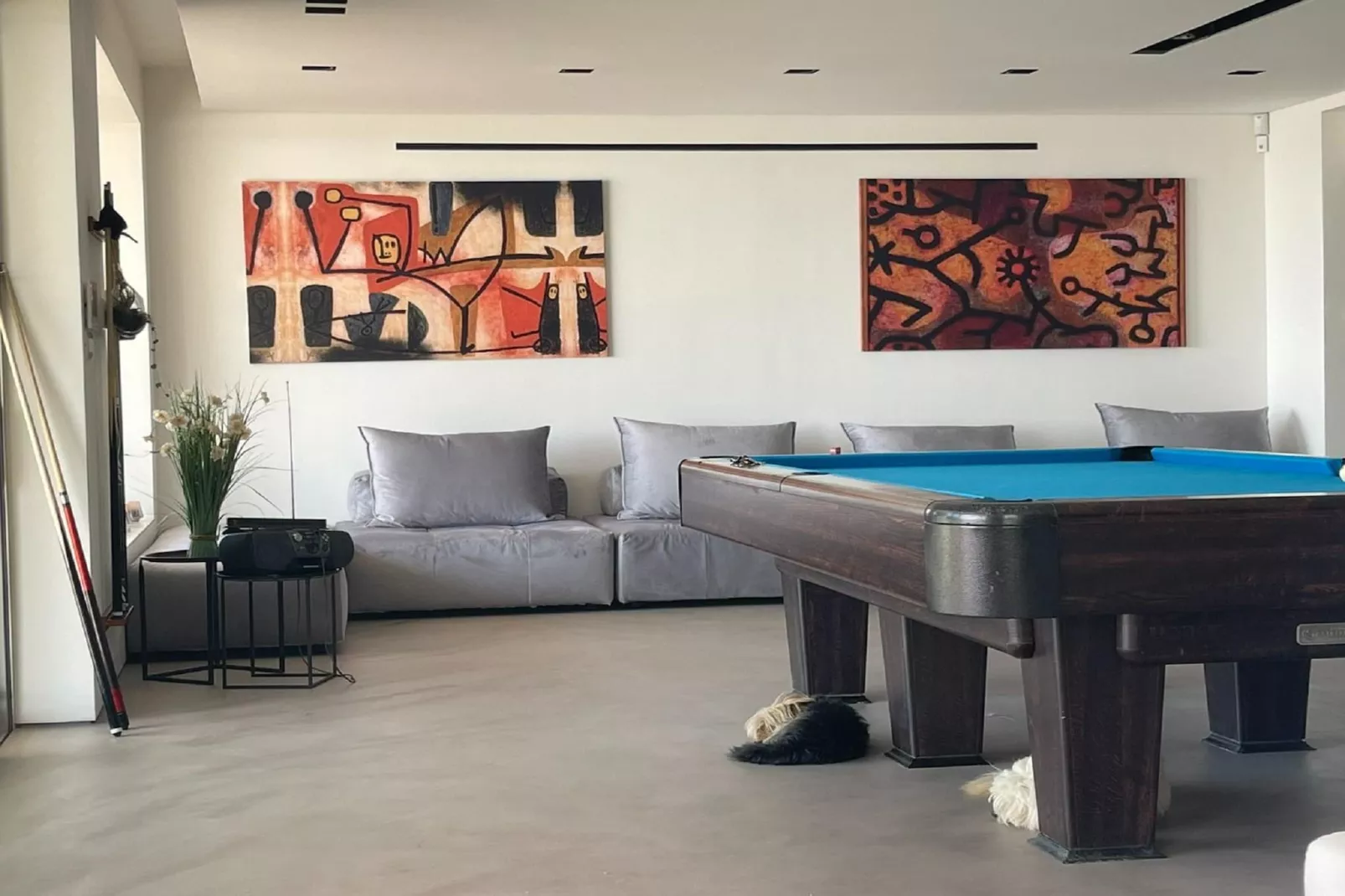 Luxury Villa at Vrahniou - Living room