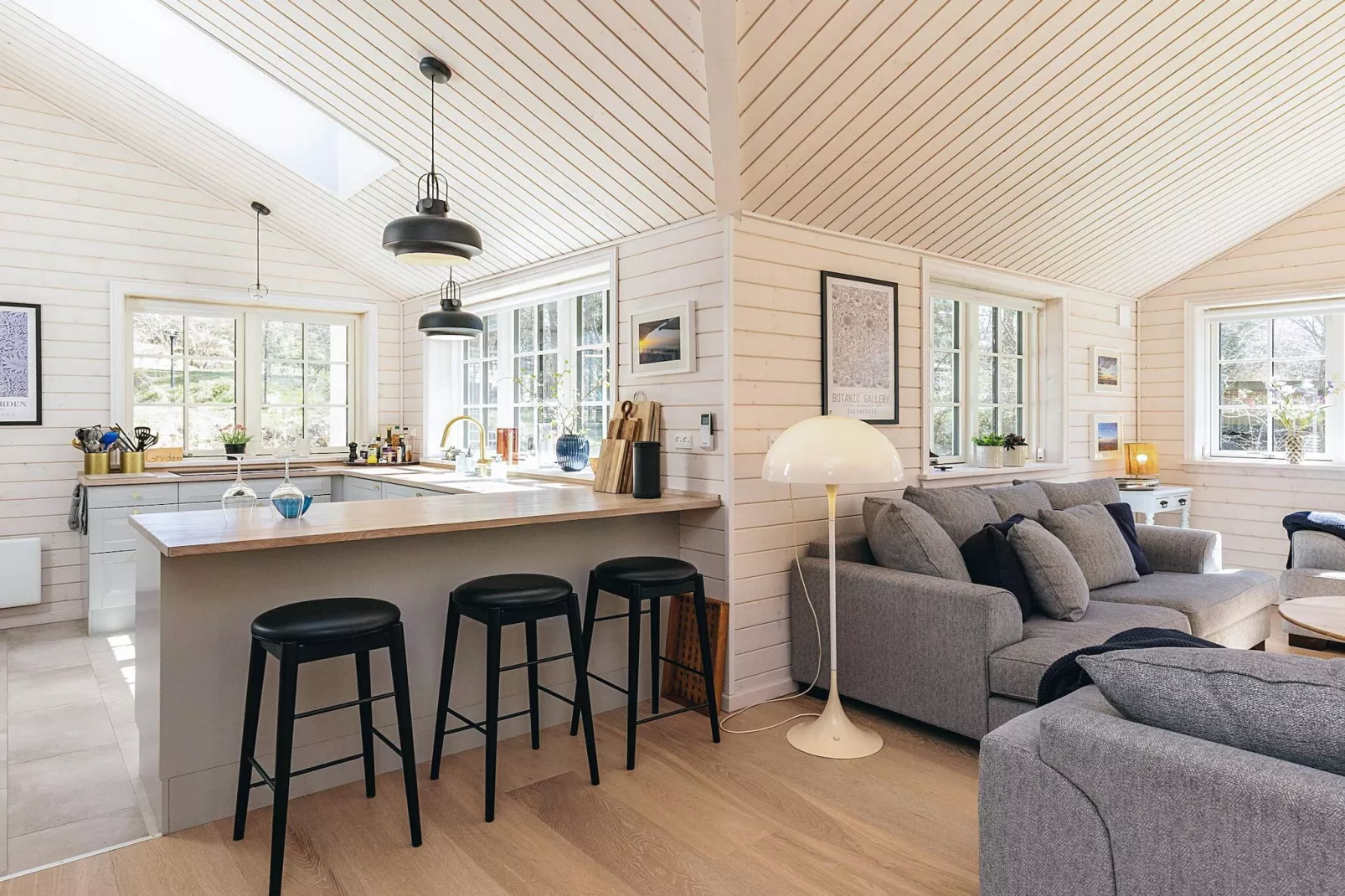 Retraite avec espace lounge extérieur - Intérieur