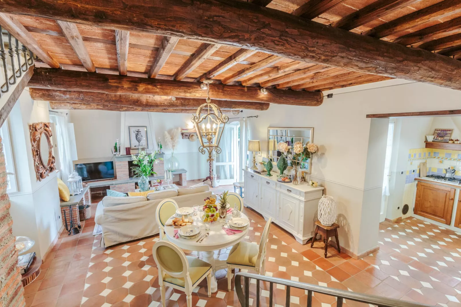 Rondini Farmhouse - Wohnzimmer