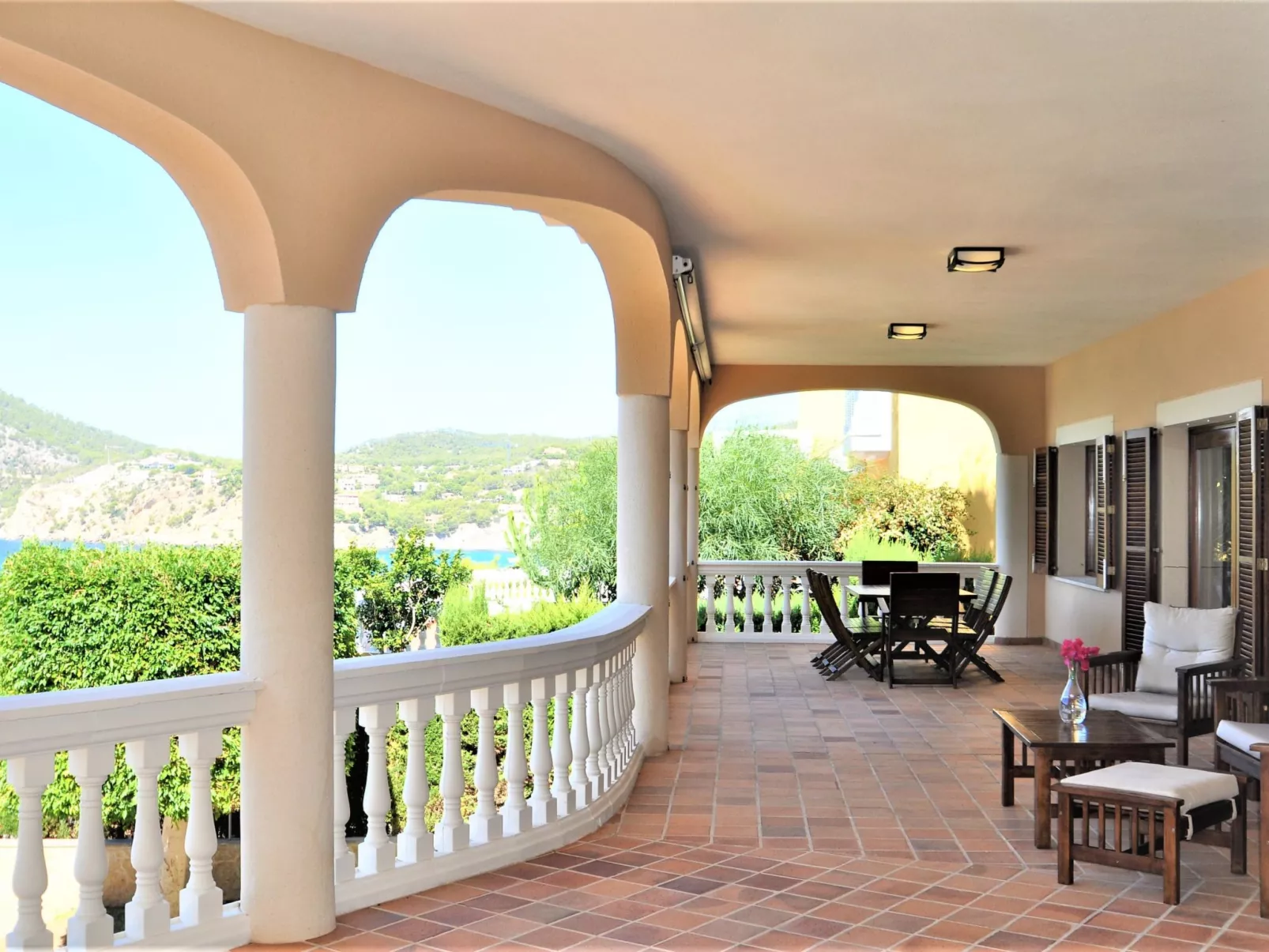 Villa CA TOTHOM con vistas al mar Camp de Mar para 8 personas (4 habitaciones) - Draußen