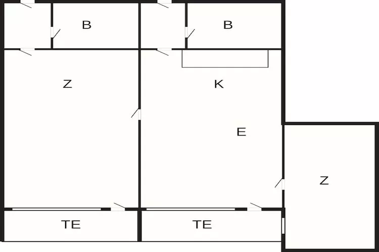 2 room,1.Floor,Premium - Grundriss