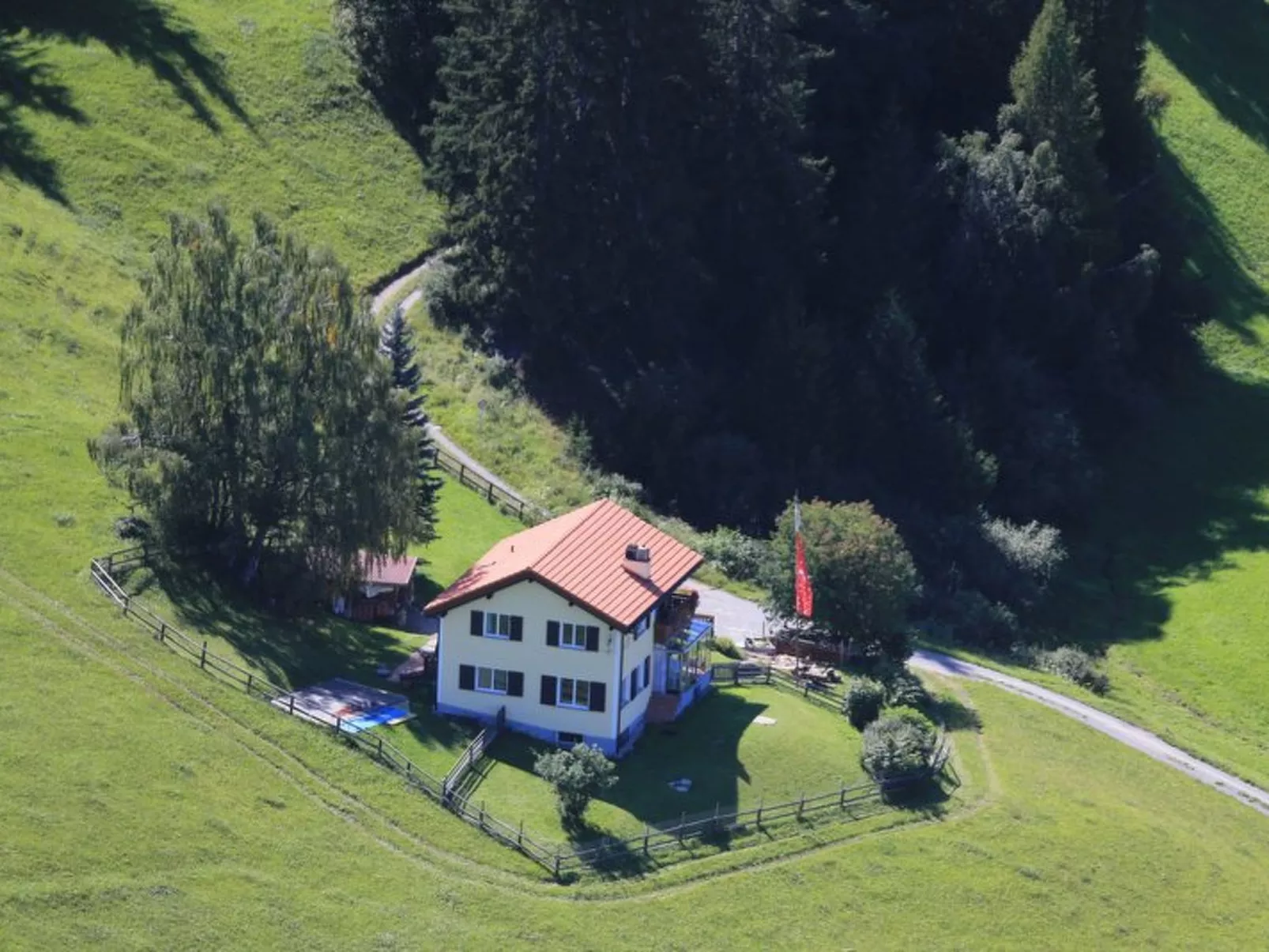Forsthaus Falkenstein, (Tarasp). - Draußen