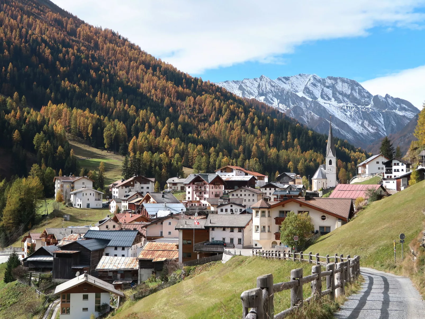 Chasa Madlaina, (Samnaun-Dorf). - Umgebung