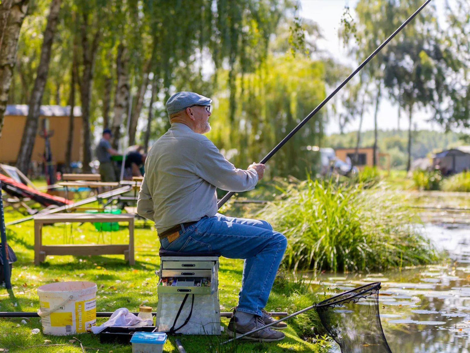 Camping Papillon Kinrooi - Pipowagen 2 p. terras - Dehors
