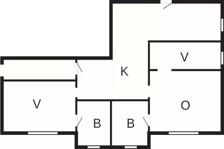 2 room,1.floor,Premium - Grundriss