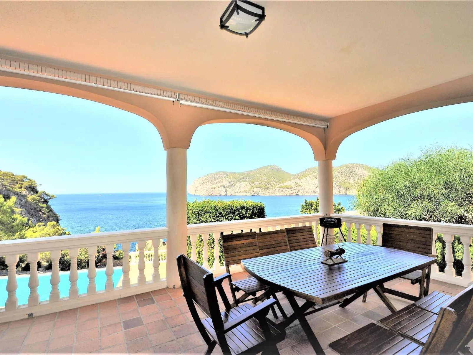 Villa CA TOTHOM con vistas al mar Camp de Mar para 8 personas (4 habitaciones) - Draußen