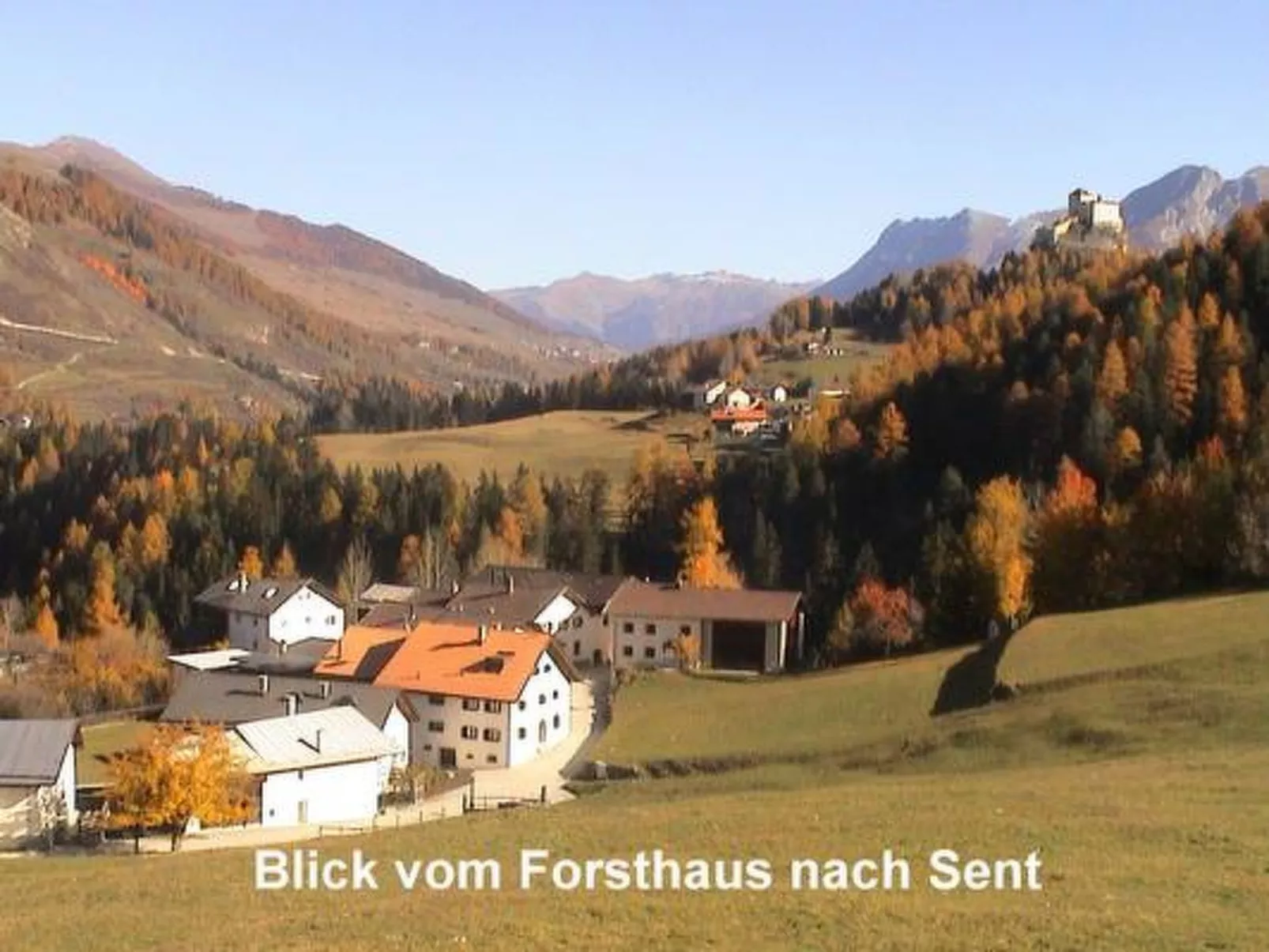 Forsthaus Falkenstein, (Tarasp). - Draußen