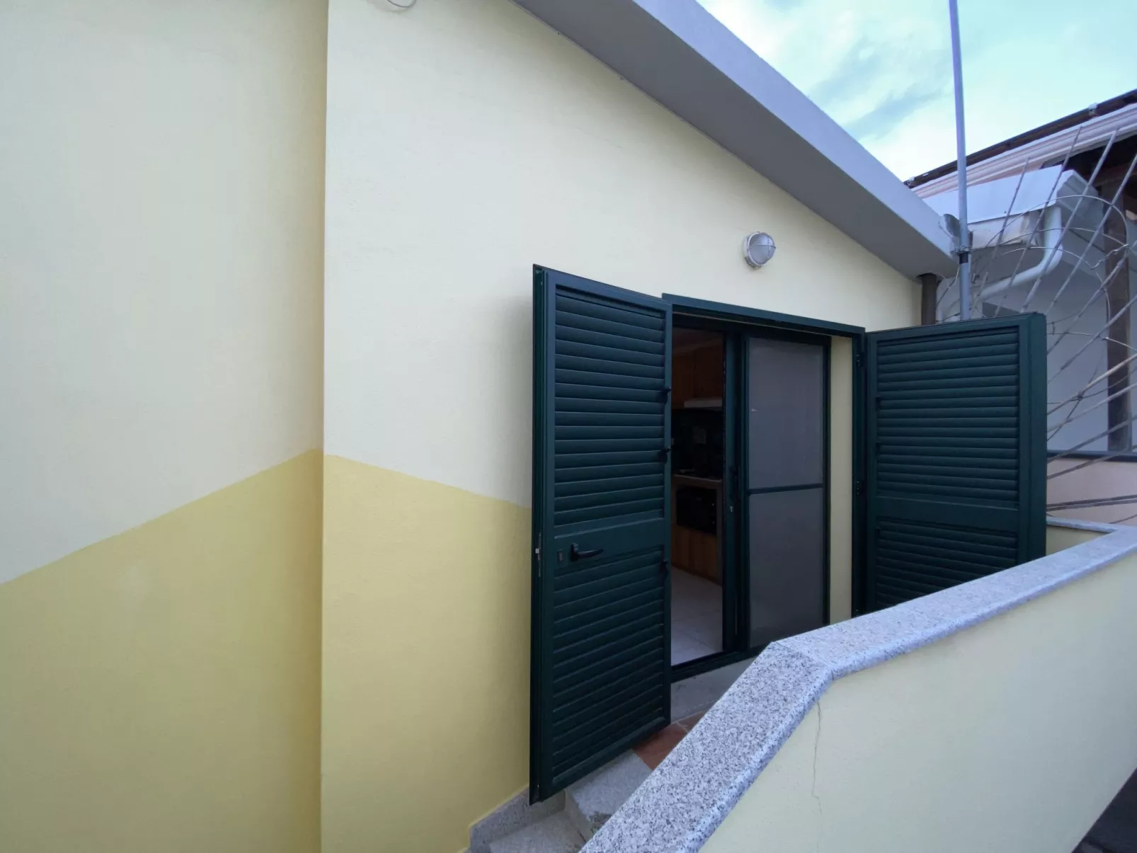 Blue House-Outside