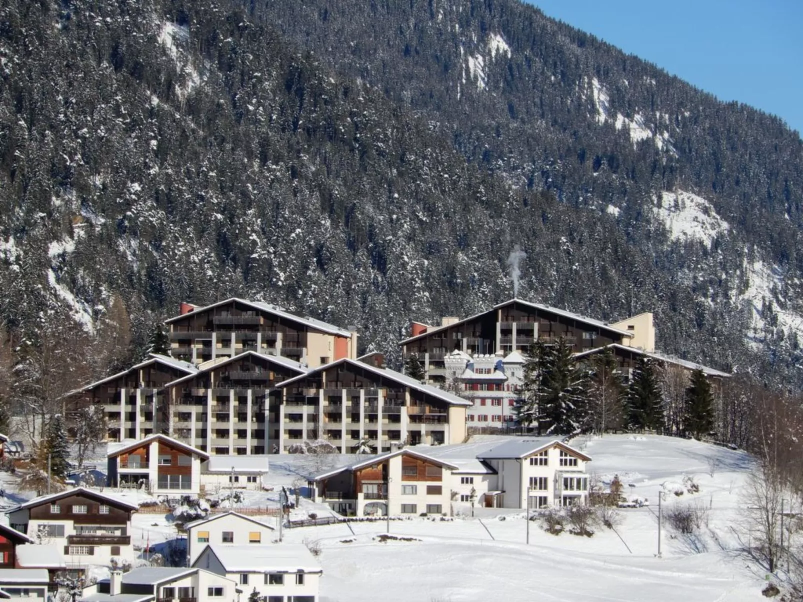 Disentiserhof Garvera, (Disentis/Mustér). - Draußen