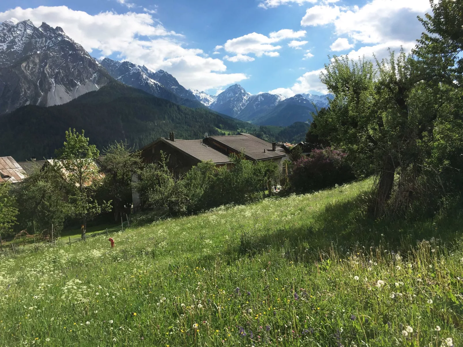 Chasa Allegra, (Scuol). - Draußen