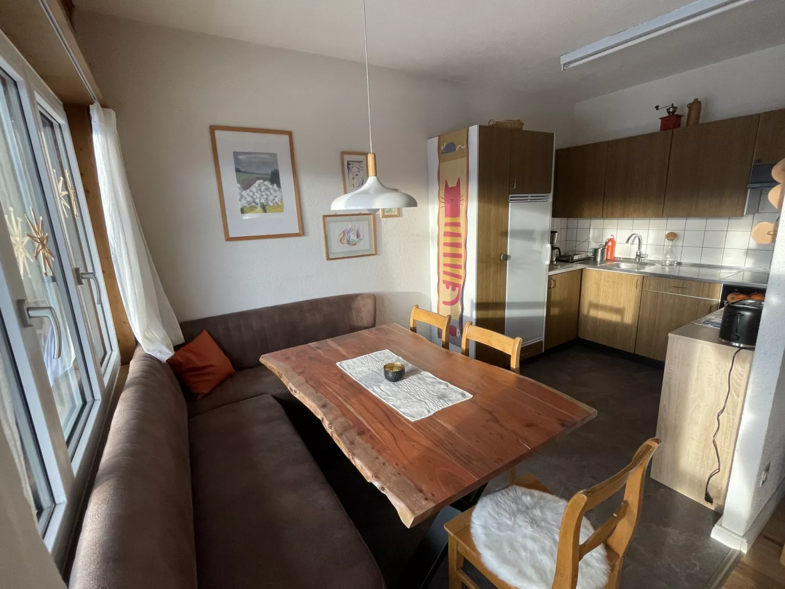 Wohnung Ohlenroth-Kalberer, (Sarn-Lescha). - Drinnen