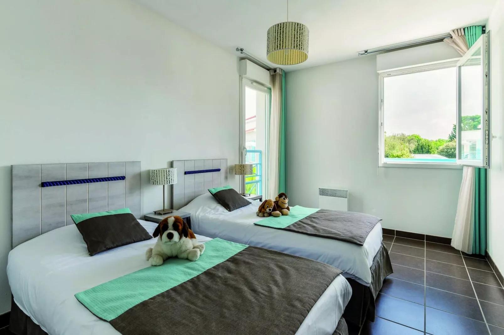 Les Carrelets 1 bedroom apt sleeps 4 without balcony OTA - Schlafzimmer