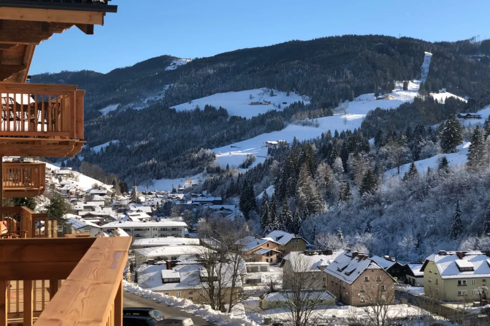 Chalet Henricus - Aussicht Winter