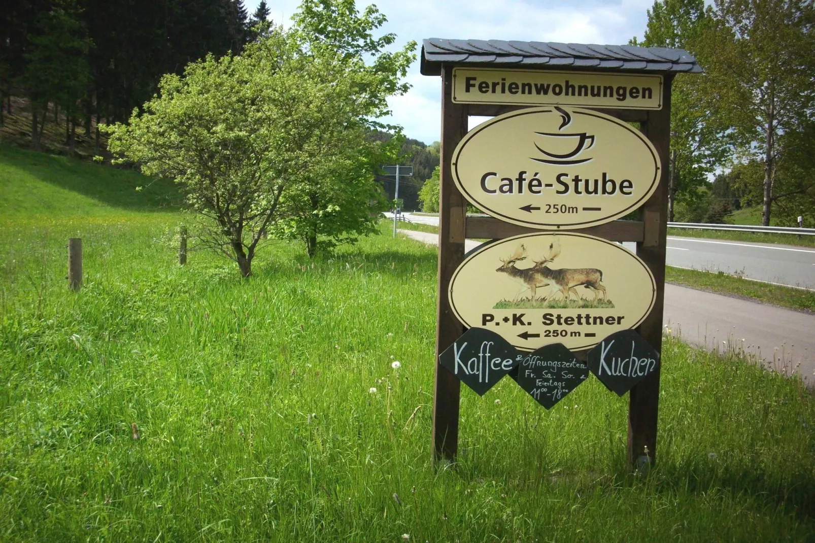 Am Damwildgehege - Gebiete Sommer 1 km