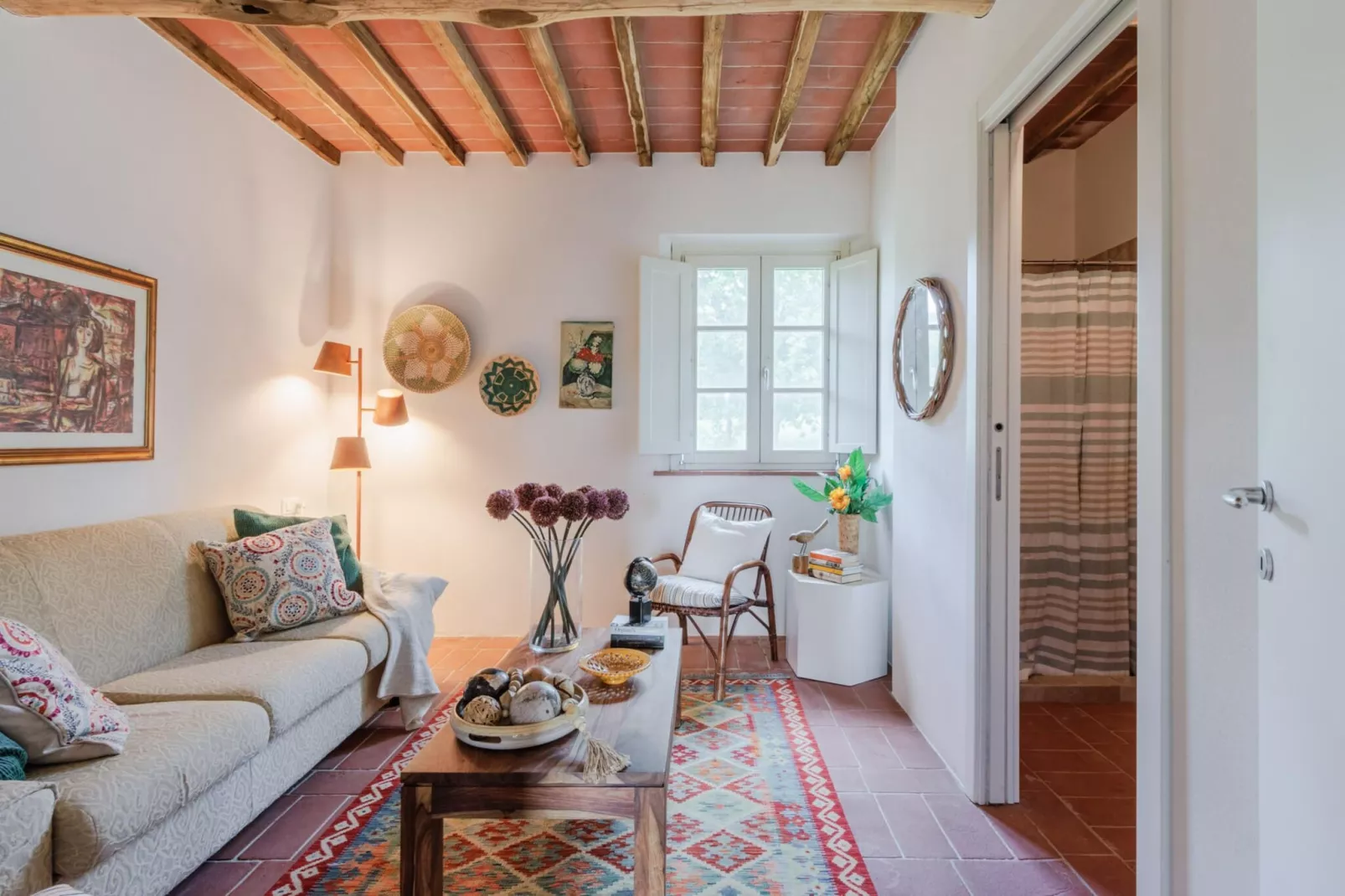 Casa Bellavista at Borghetto Farmhouse - Wohnzimmer