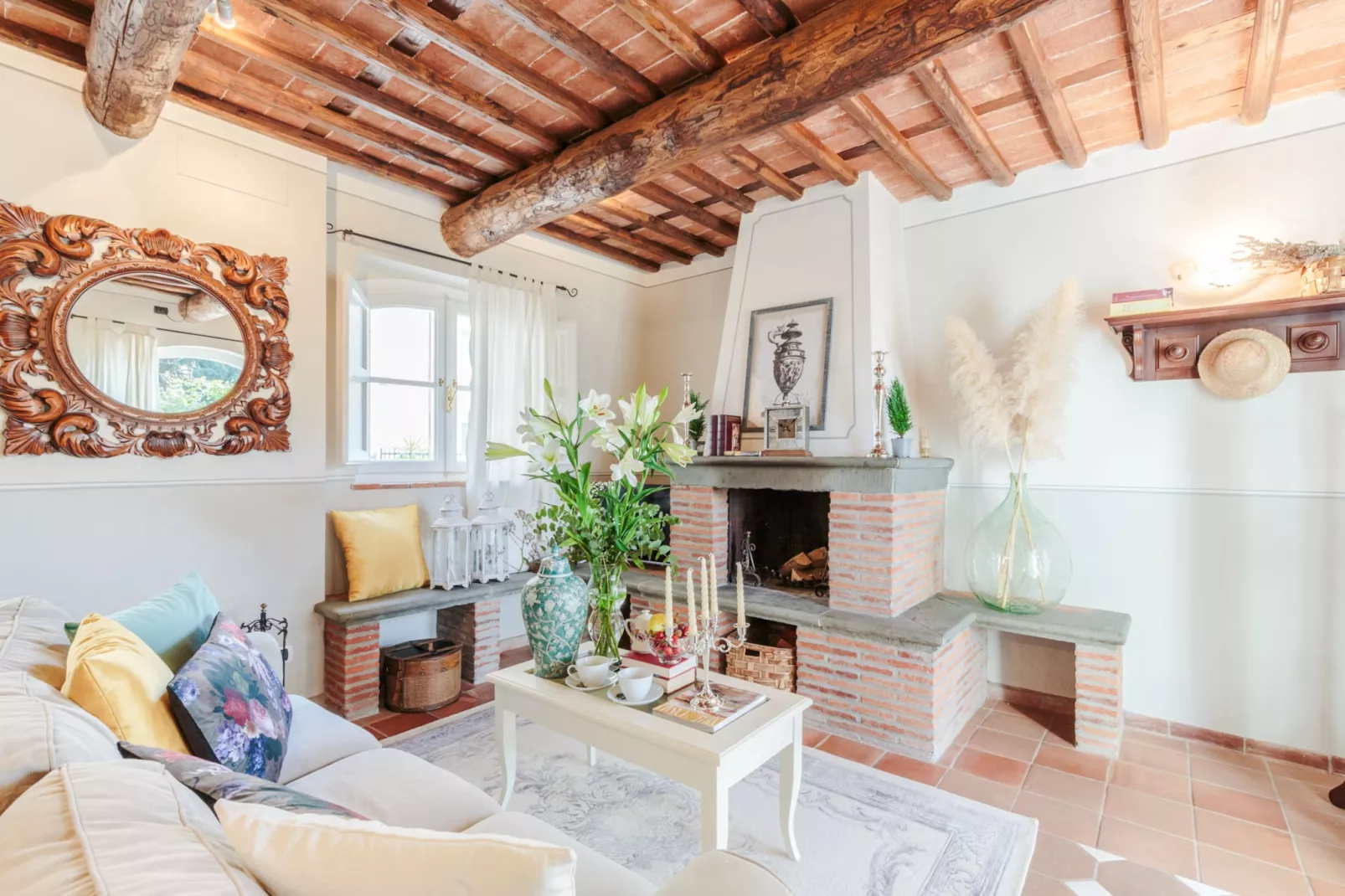 Rondini Farmhouse - Wohnzimmer