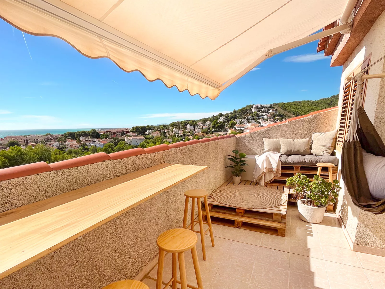 Terraza Azul - Penthouse with sea view - Draußen
