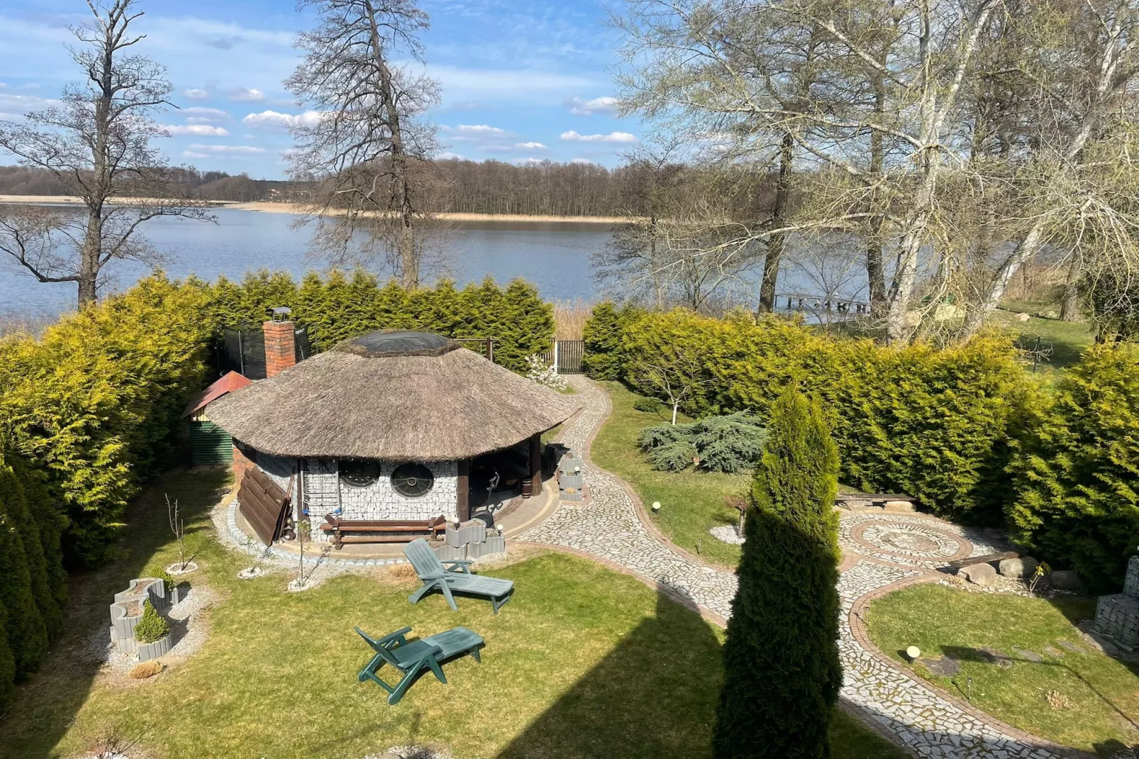 Dom wakacyjny nad jeziorem Goszcza w Lubrzy dla max 4 osób - Water view