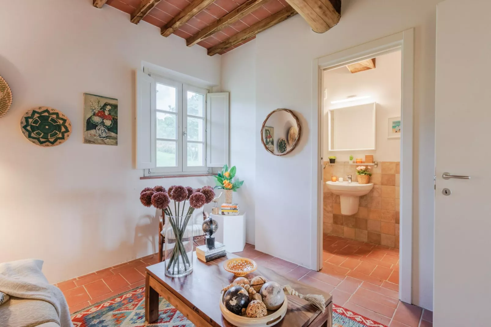Casa Bellavista at Borghetto Farmhouse - Wohnzimmer