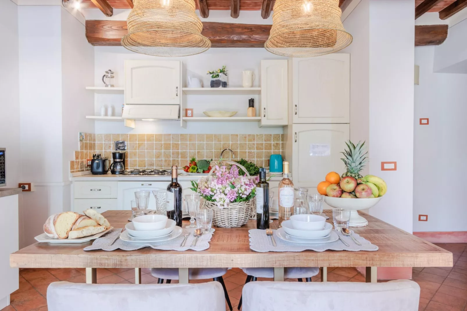 Jacopo Farmhouse Apartment in Wine Resort in Lucca - Dining room