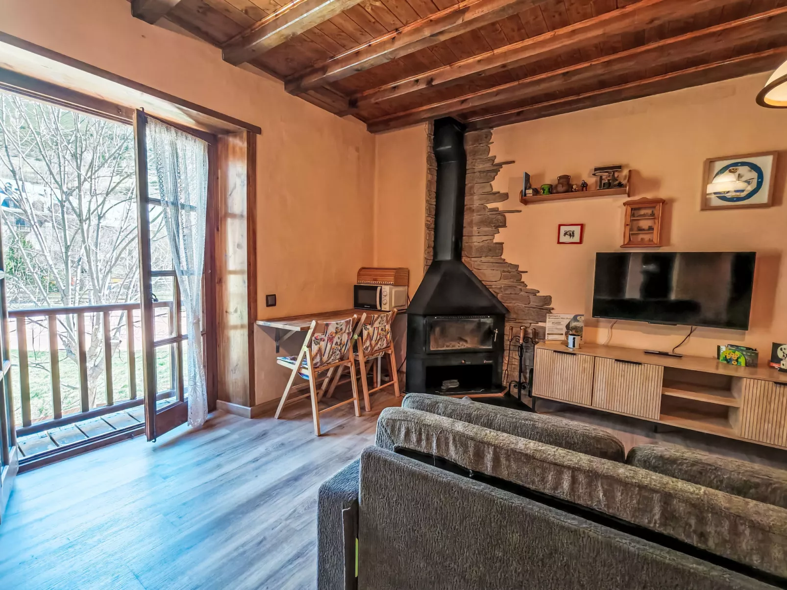 Studio mit Kamin Cosmos 3 Vall de Boí - Drinnen