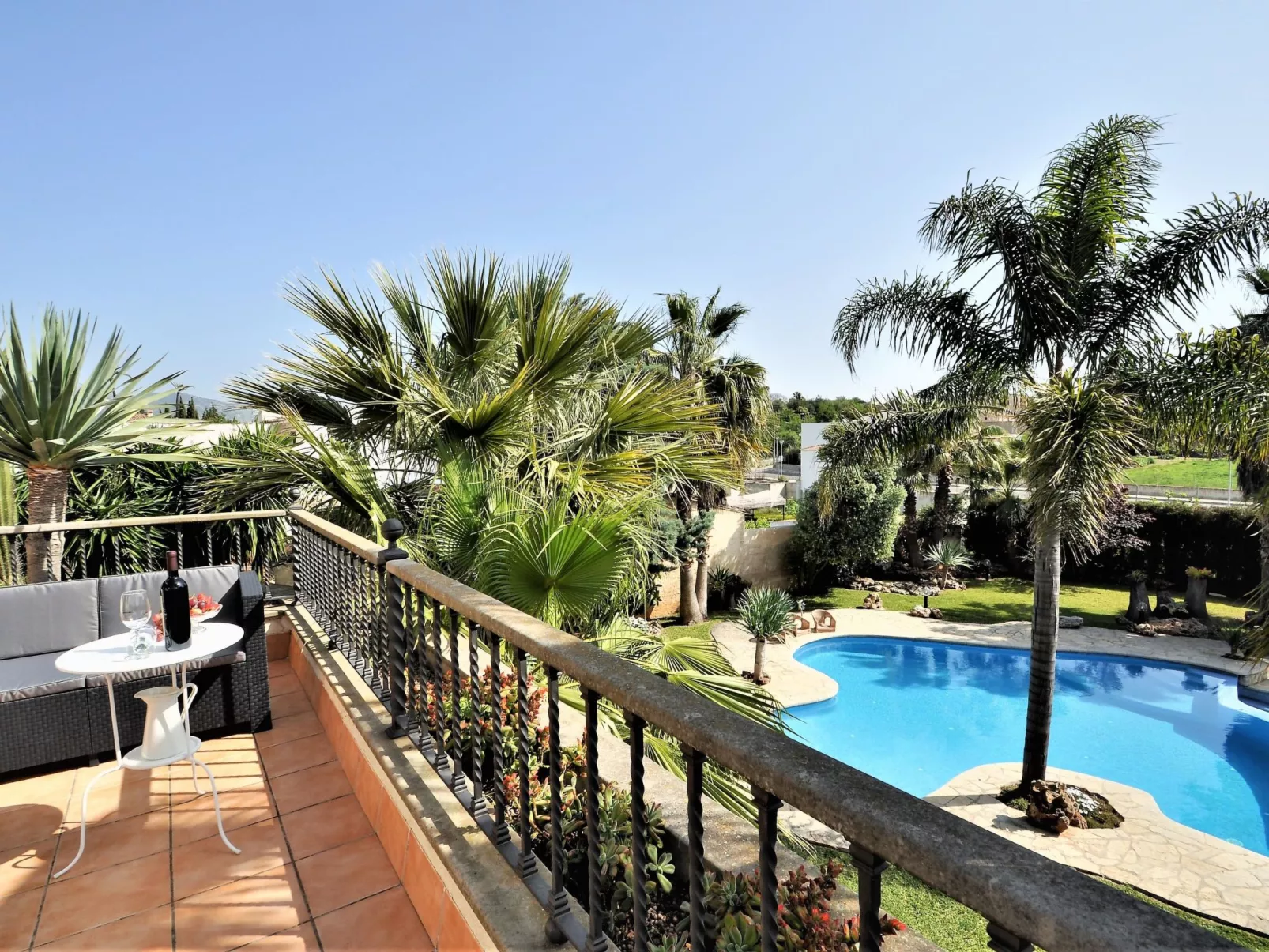 Finca CAN GUAL en Inca para 8 personas con piscina privada y vistas despejadas- - Dehors