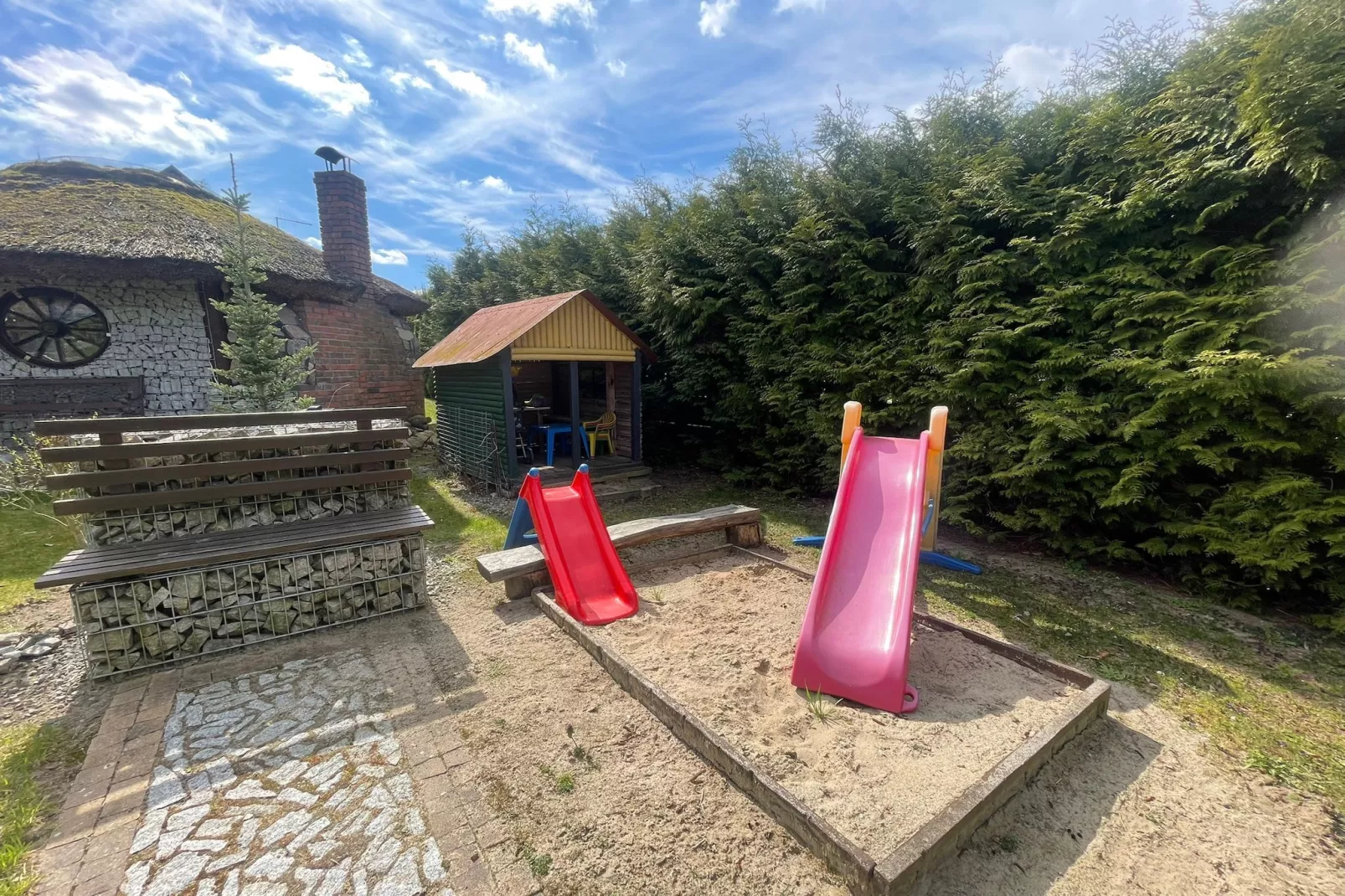 	Dom wakacyjny nad jeziorem Goszcza w Lubrzy dla max 5 osób - Gardens in summer