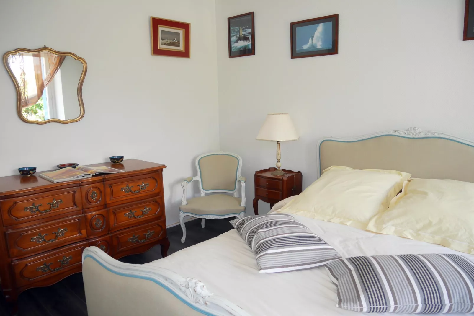 	Ferienhaus mit 180° Panorama Meerblick Lampaul-Plouarzel - Bedroom