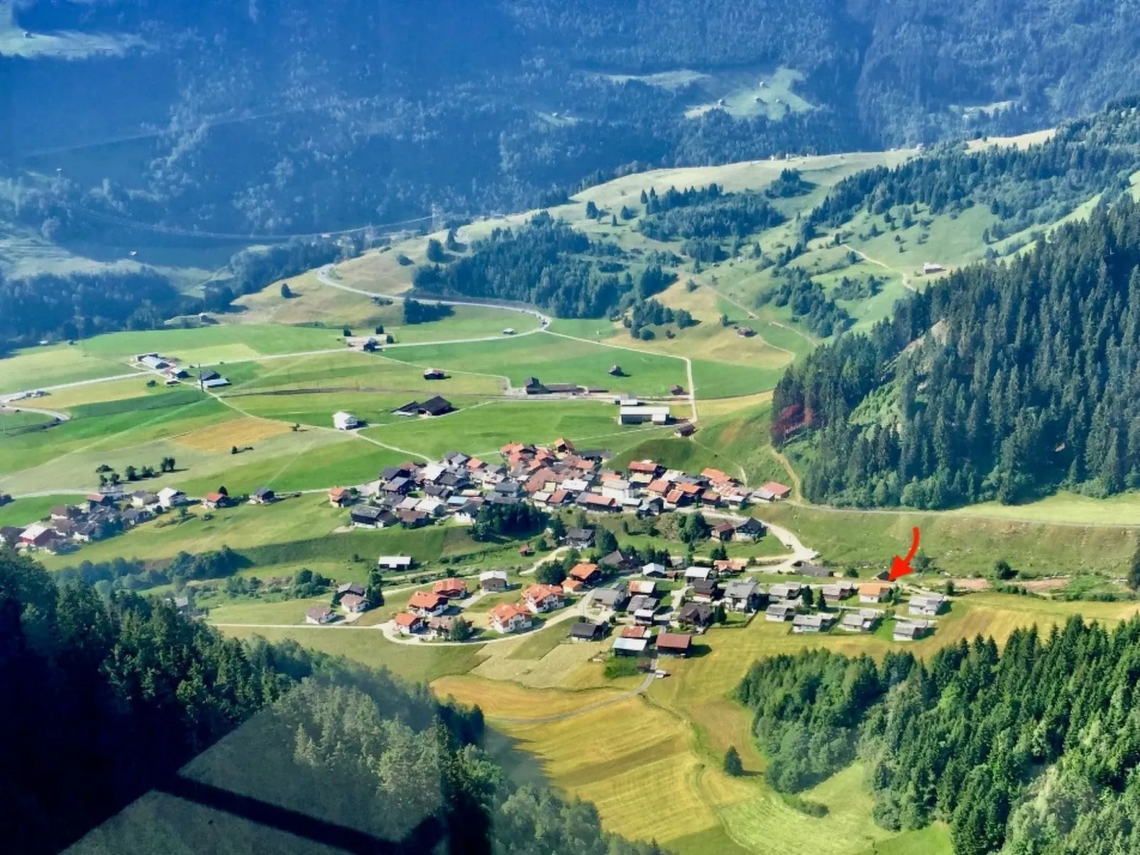 Casa Segnas/Lindt, (Segnas). - Draußen