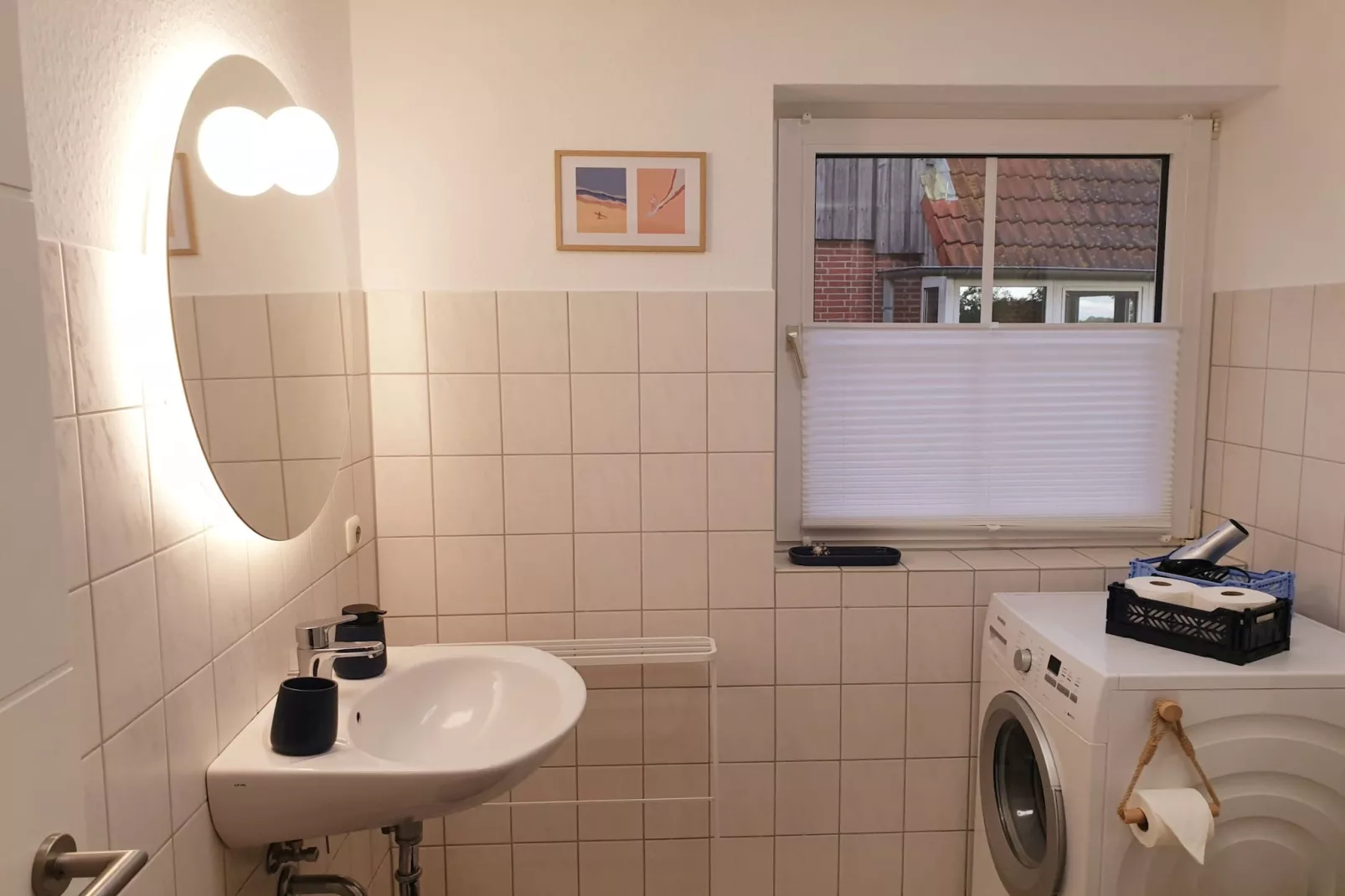 Ferienwohnung Terrasse und Aussicht - Badezimmer