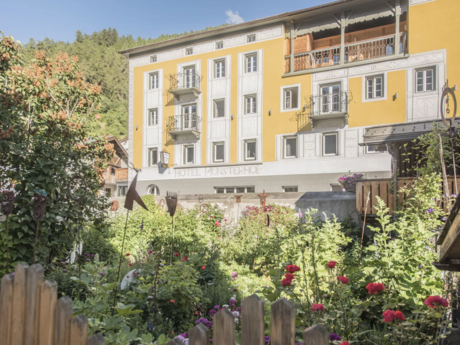 Hotel Münsterhof, (Müstair). - Draußen