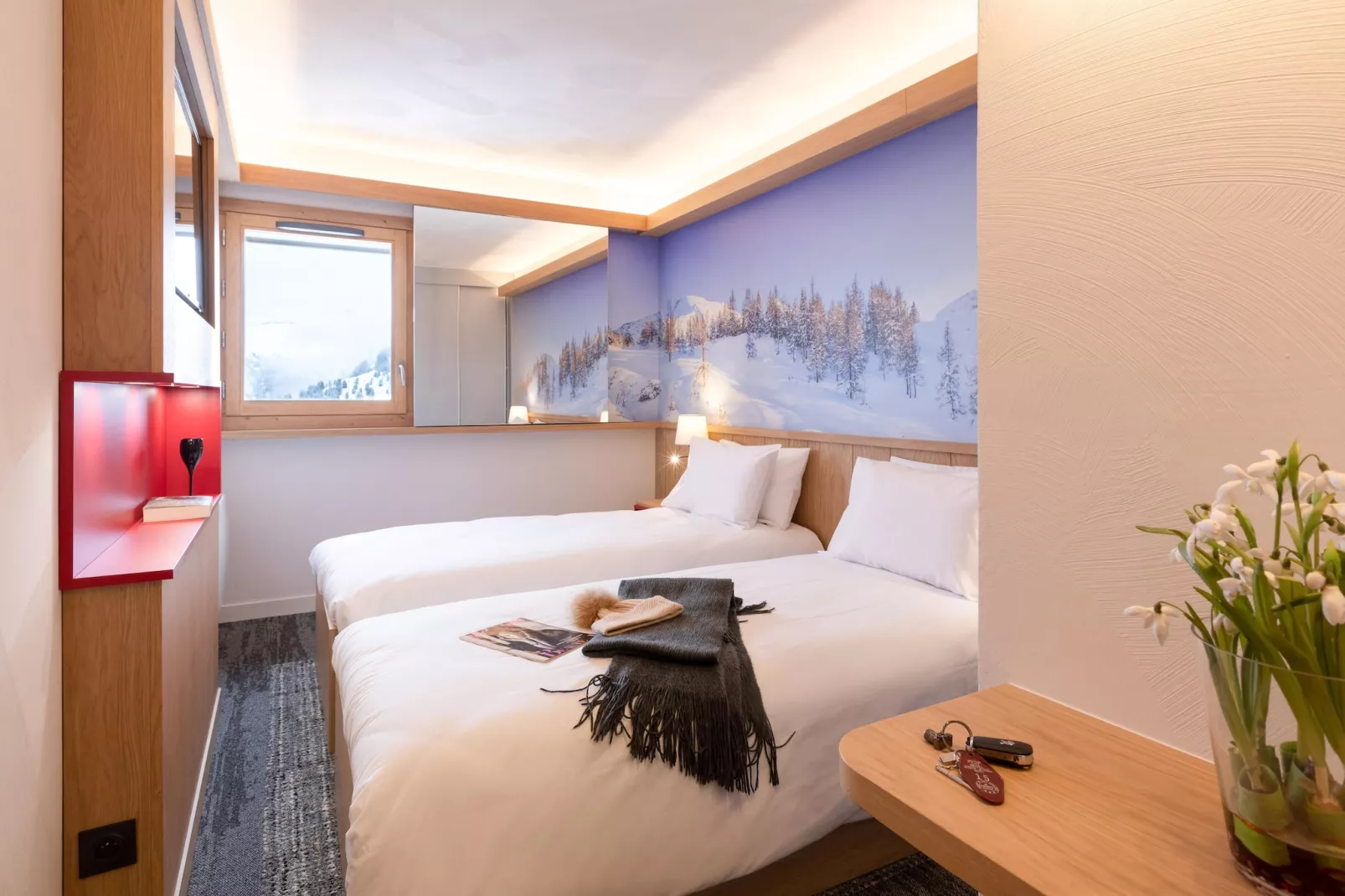 Village Club MMV Plagne 2000  Room for 3 people - Bedroom
