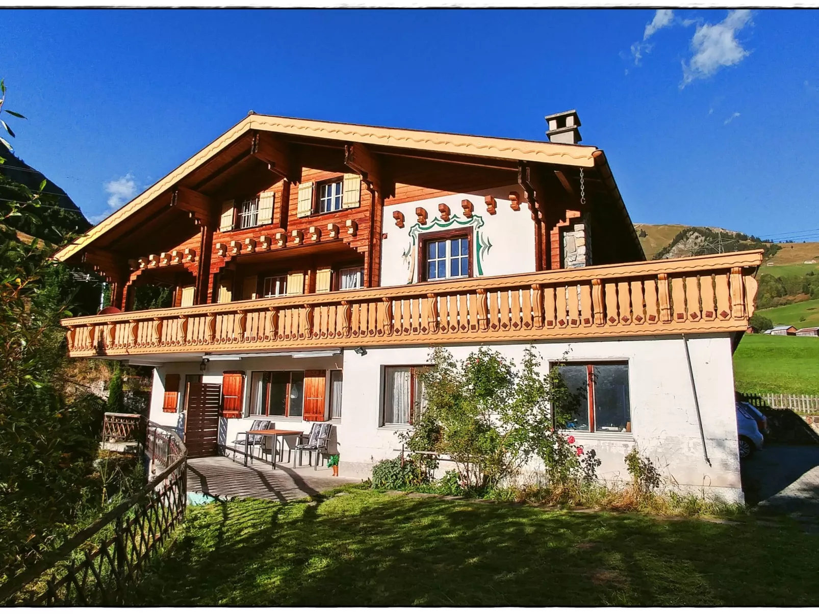 Chalet Dargun Bünter, (Camischolas/Sedrun). - Draußen