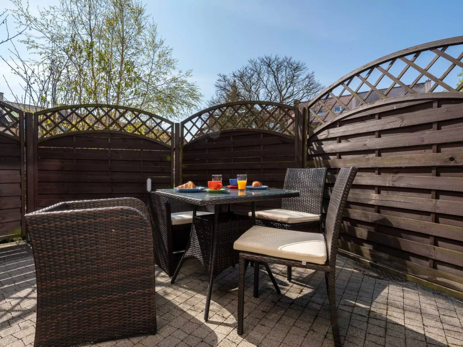 Wohnung in Darlowo mit Terrasse - Draußen