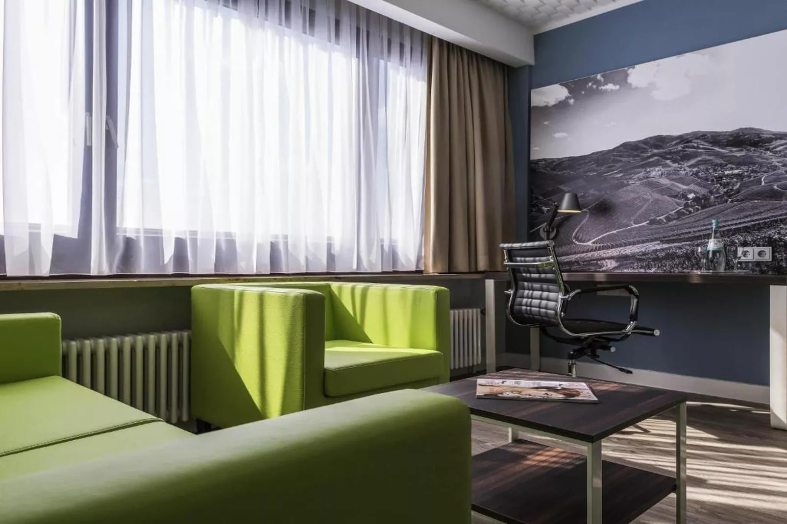 Offenburg City - Superior Twin Room - Wohnzimmer