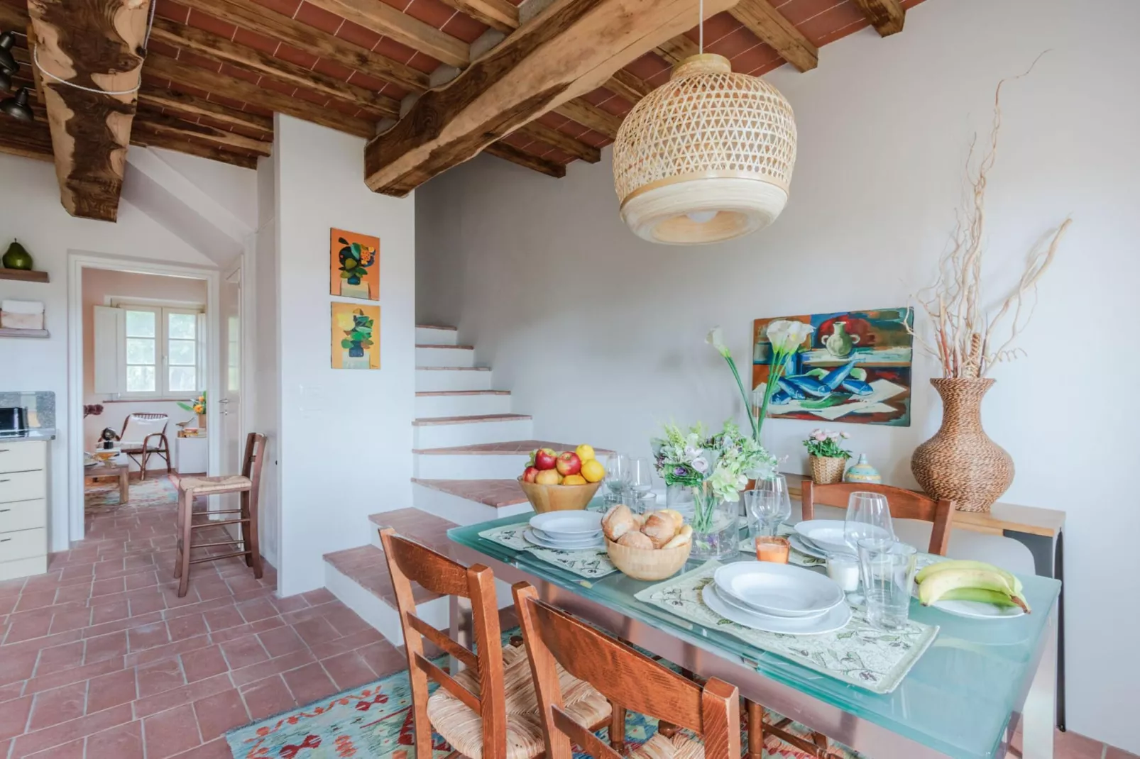 Casa Bellavista at Borghetto Farmhouse - Esszimmer