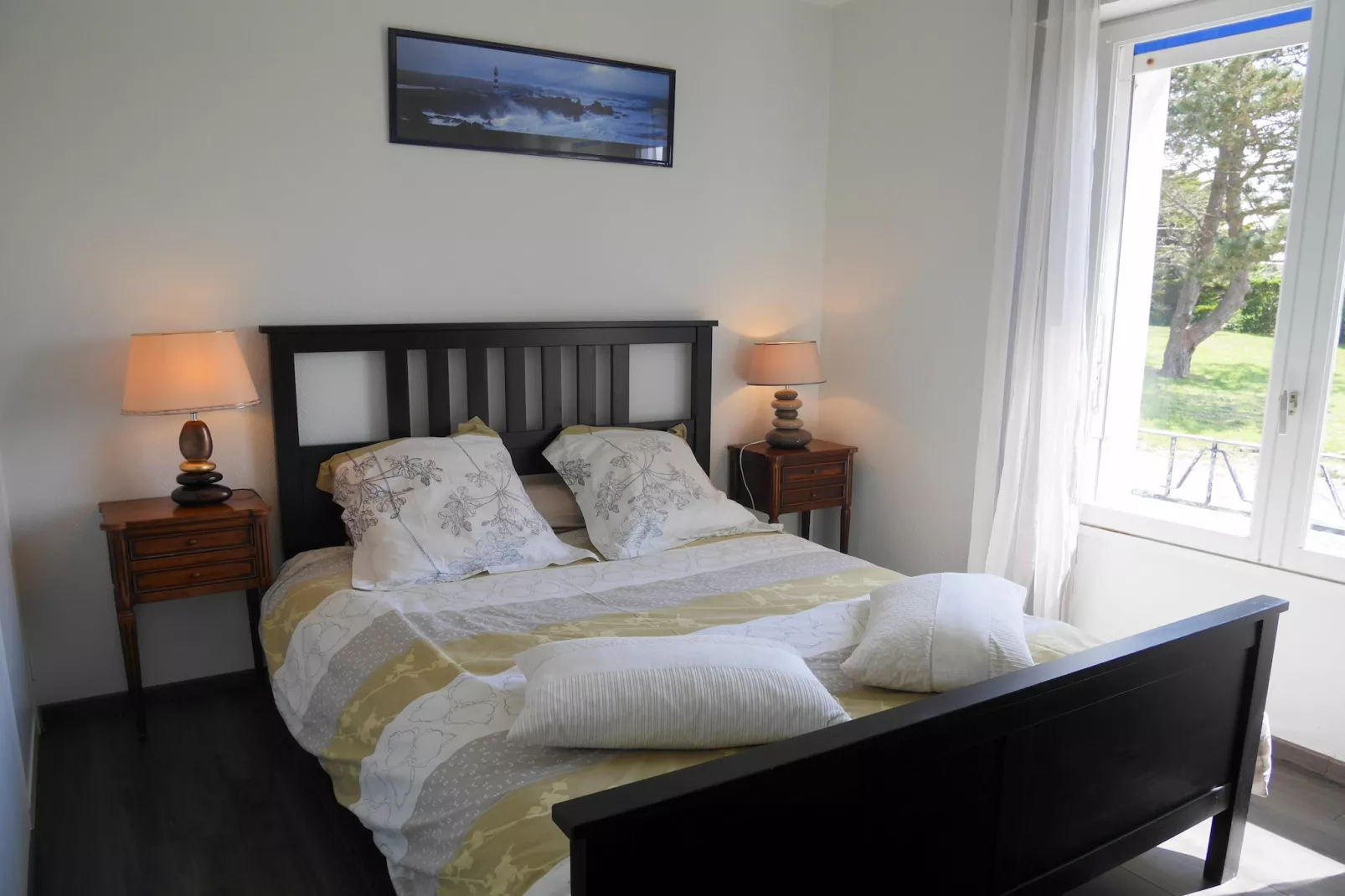 	Ferienhaus mit 180° Panorama Meerblick Lampaul-Plouarzel - Bedroom