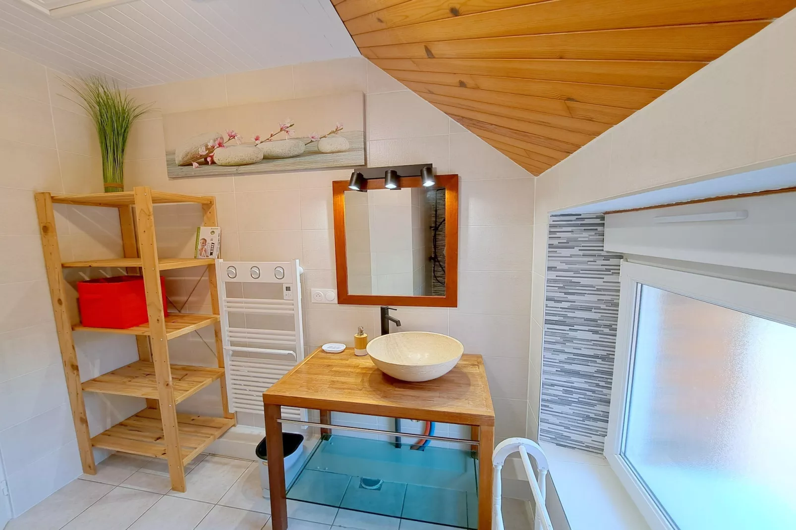 Bretonisches Steinhaus Landéda - Badezimmer