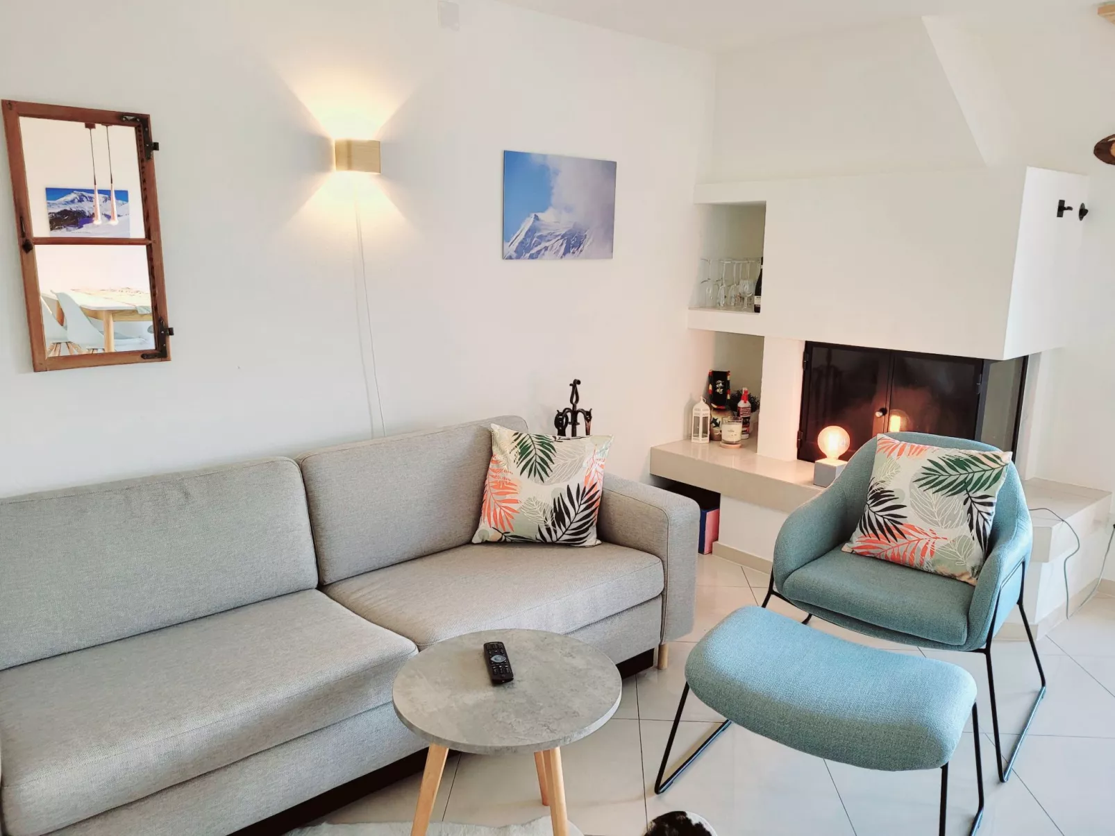 Fewo Cordial im Casa Erizun, (Flims Dorf). 3.5 Zimmer Ferienwohnung mit Bad/WC, - Drinnen