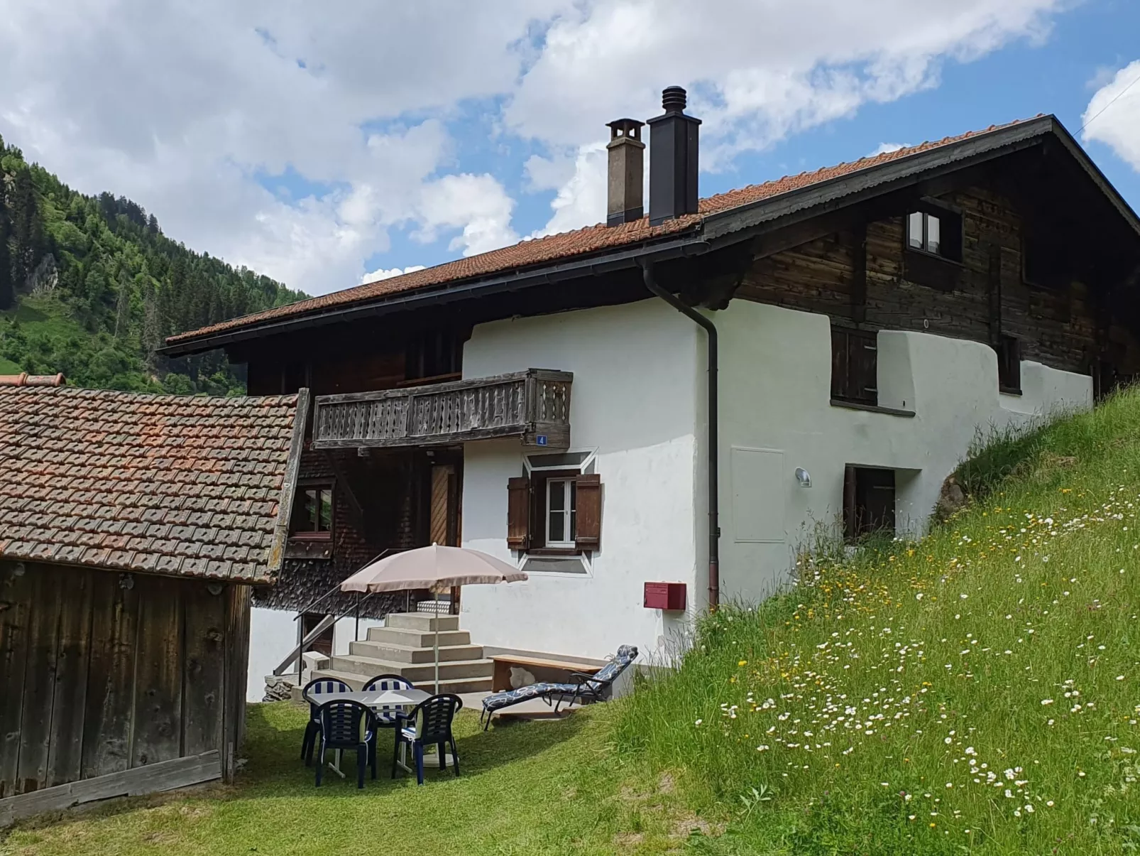 Casa Crest Giger, (Platta/Curaglia). - Draußen
