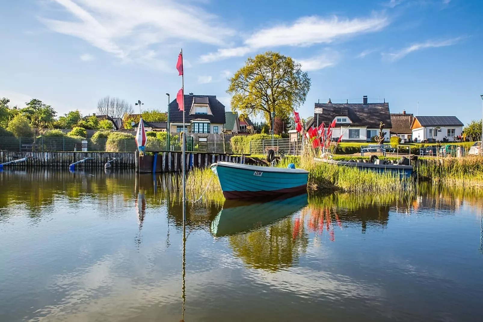 Ferienwohnung am Achterwasser Lütow 4 P - Gebiete Sommer 5 km